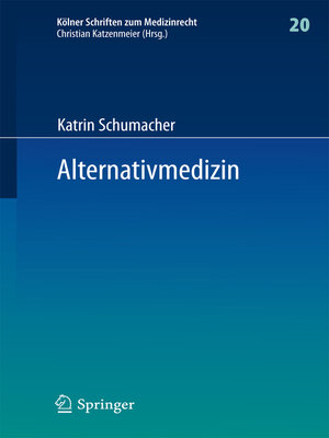 cover image of Alternativmedizin